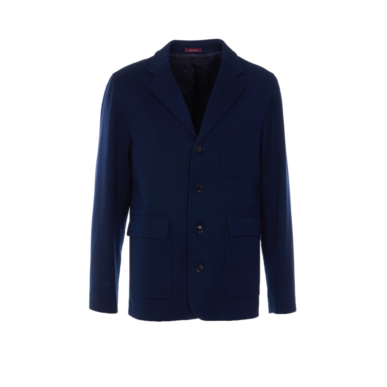 Gucci Men Cotton Jersey Monobreasted Jacket