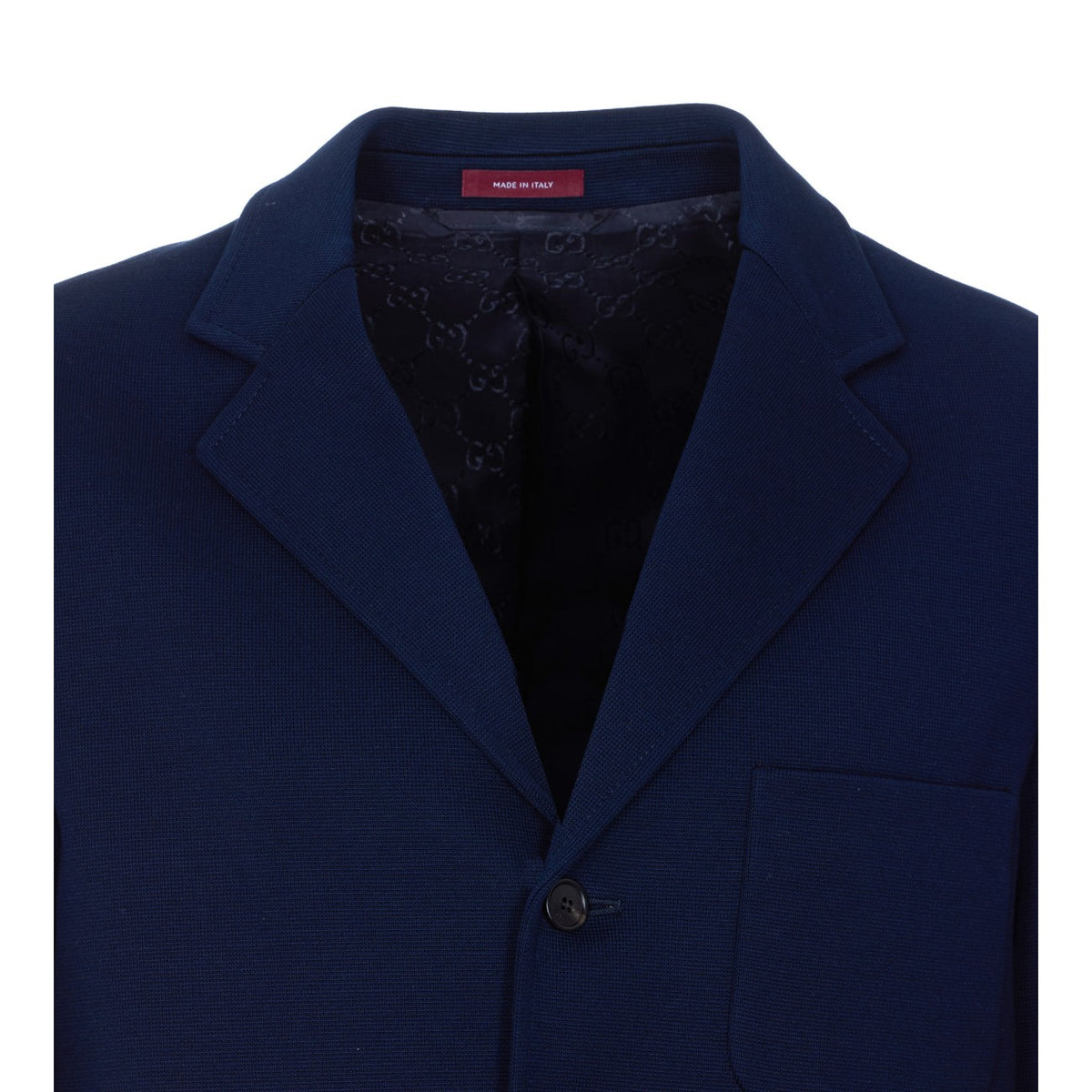 Gucci Men Cotton Jersey Monobreasted Jacket GUCCI
