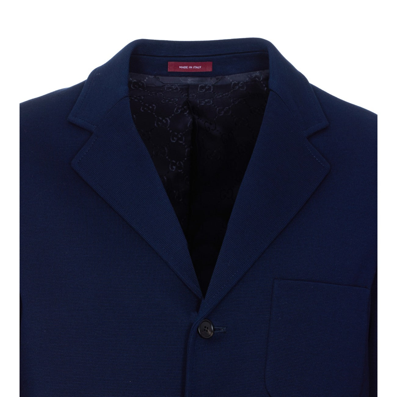 Gucci Men Cotton Jersey Monobreasted Jacket