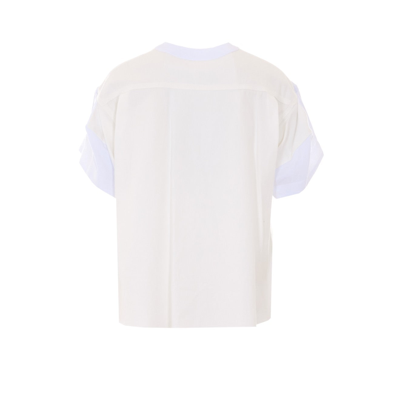 Sacai Women Cotton Jersey T-Shirt SACAI