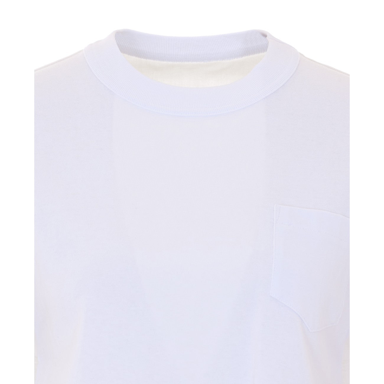 Sacai Women Cotton Jersey T-Shirt SACAI