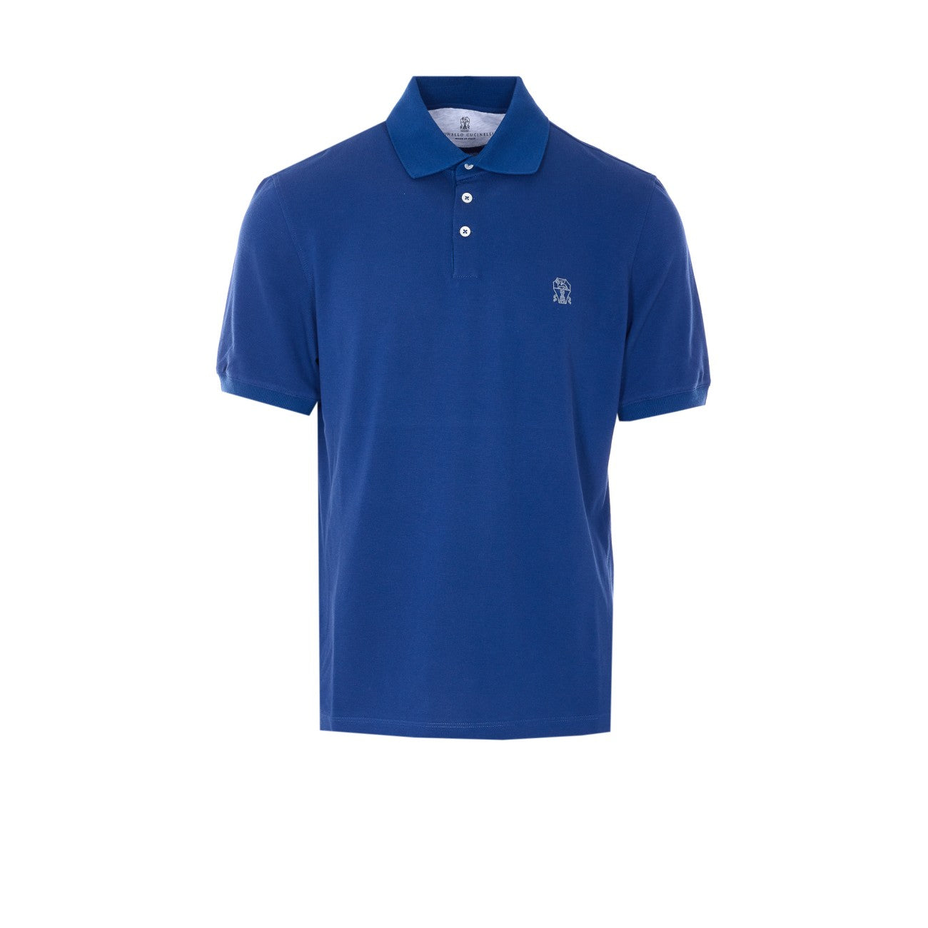 Brunello Cucinelli Men Cotton Piquet Polo With Logo BRUNELLO CUCINELLI