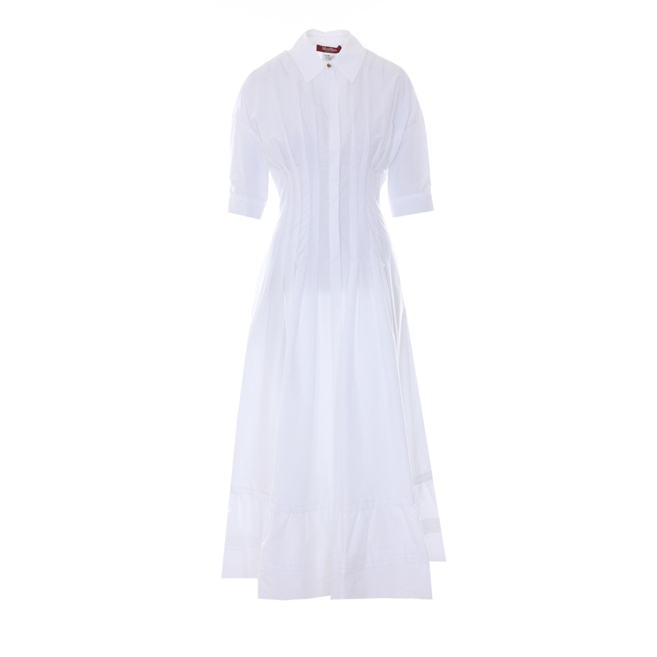 Max Mara Studio Women Cotton Poplin Dress Cera MAX MARA STUDIO