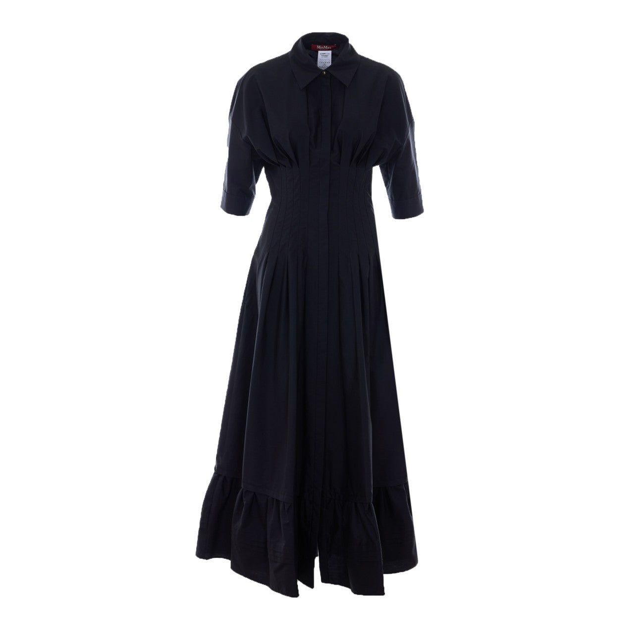 Max Mara Studio Women Cotton Poplin Dress Cera MAX MARA STUDIO