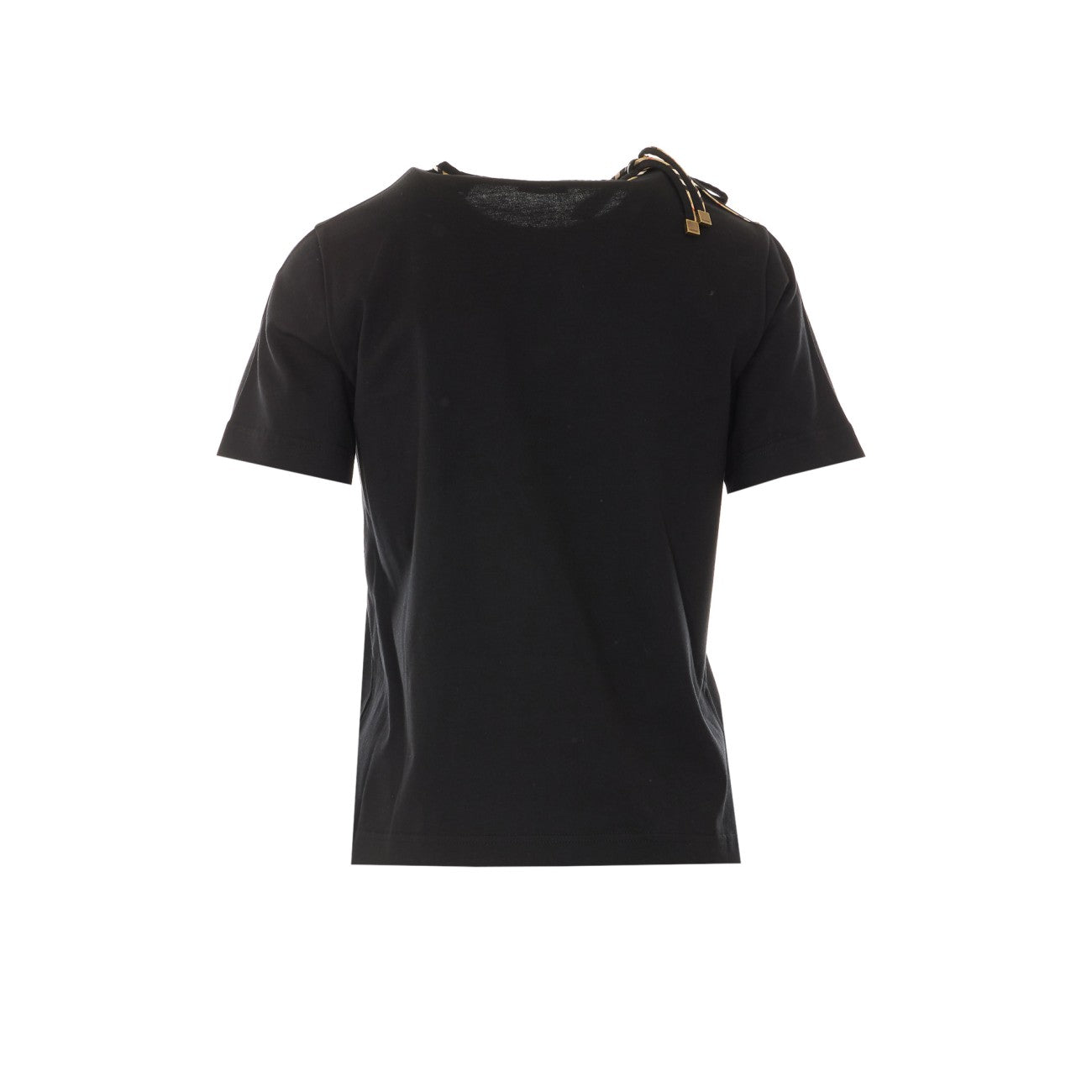 Burberry Women Cotton T-Shirt With Laces