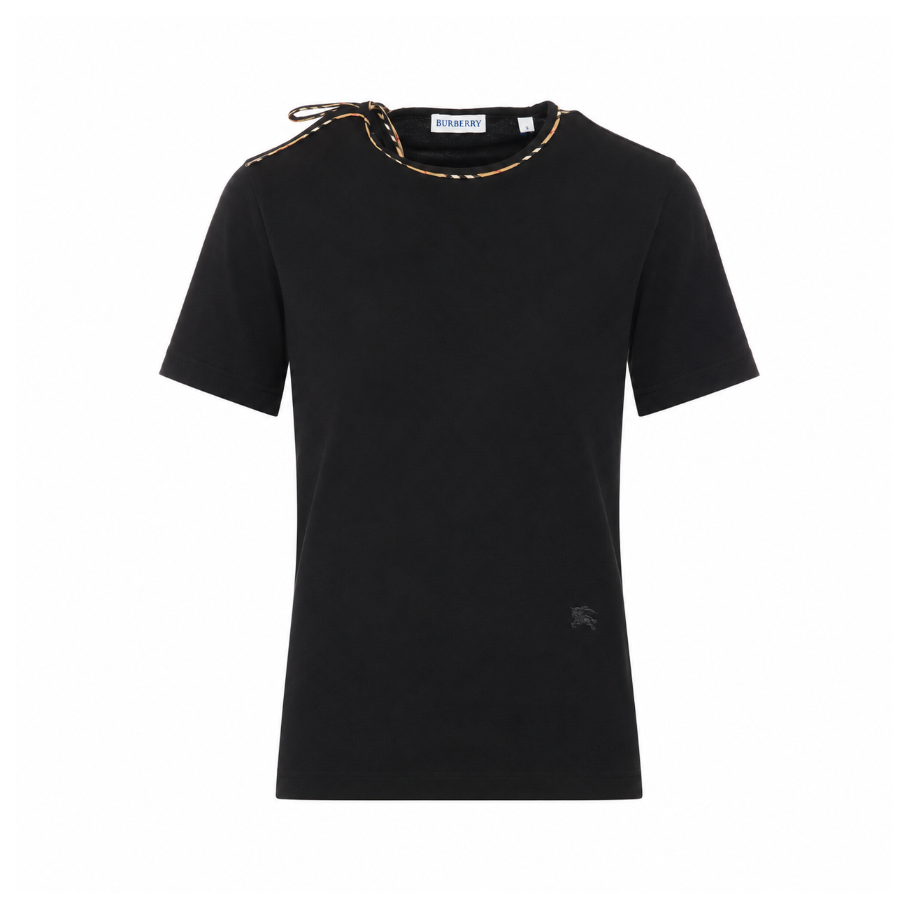 Burberry Women Cotton T-Shirt With Laces BURBERRY