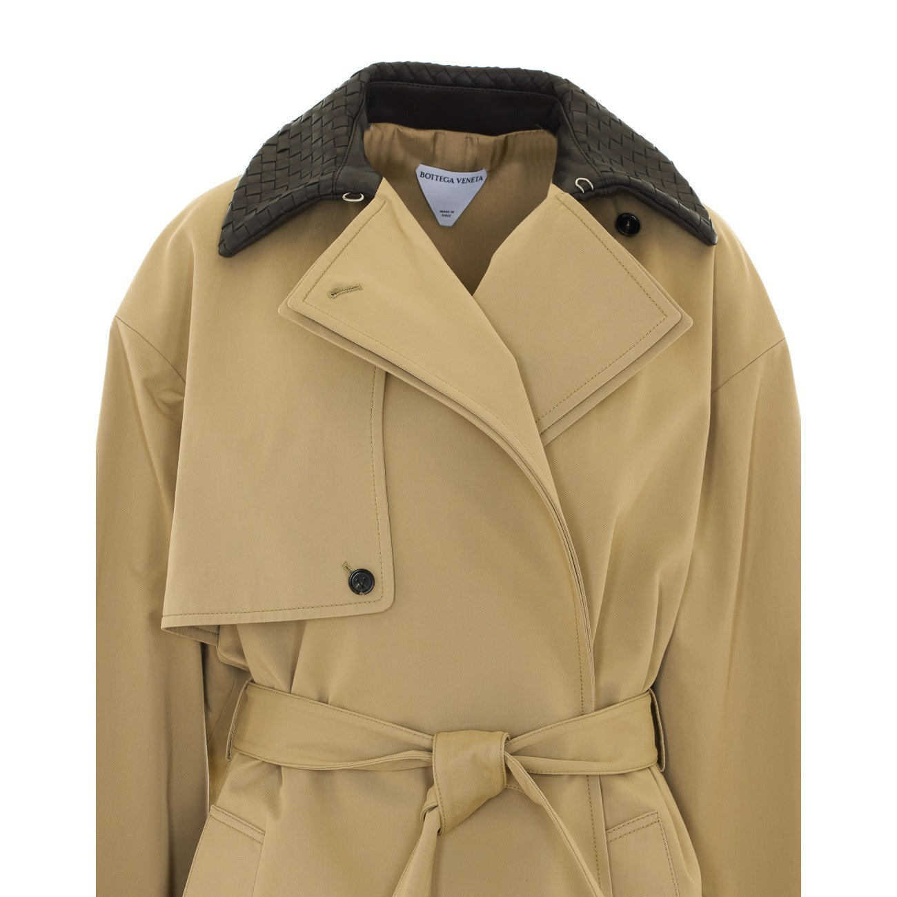 Bottega Veneta Women Cotton Trench Coat BOTTEGA VENETA