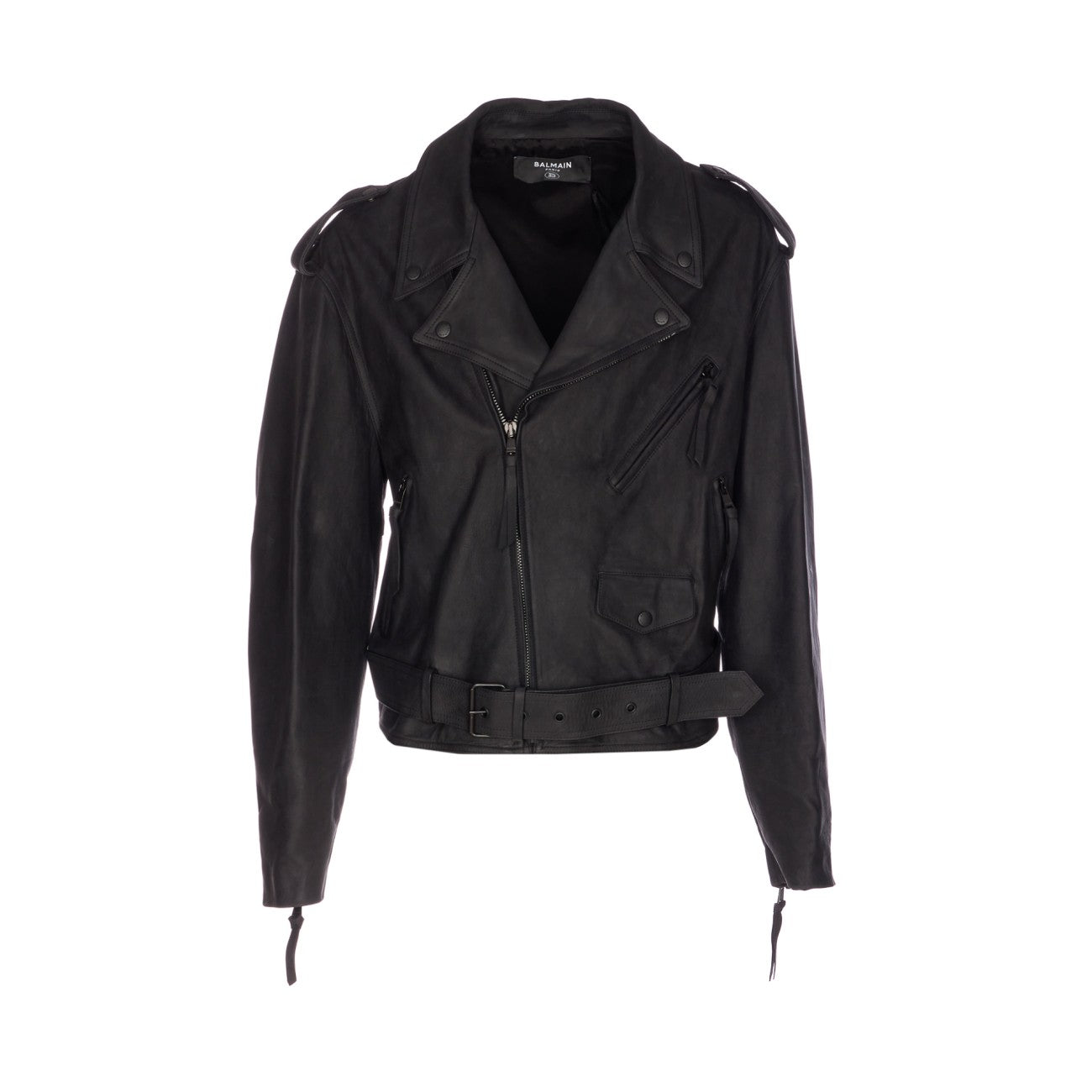 Balmain Men Cowskin Biker Jacket BALMAIN