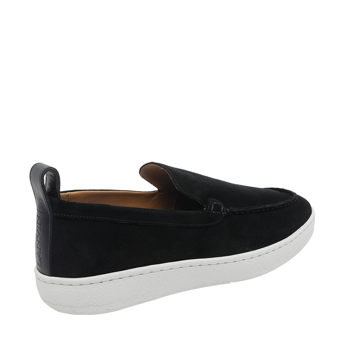 Lanvin Men Crusier Suede Slip On Loafers LANVIN