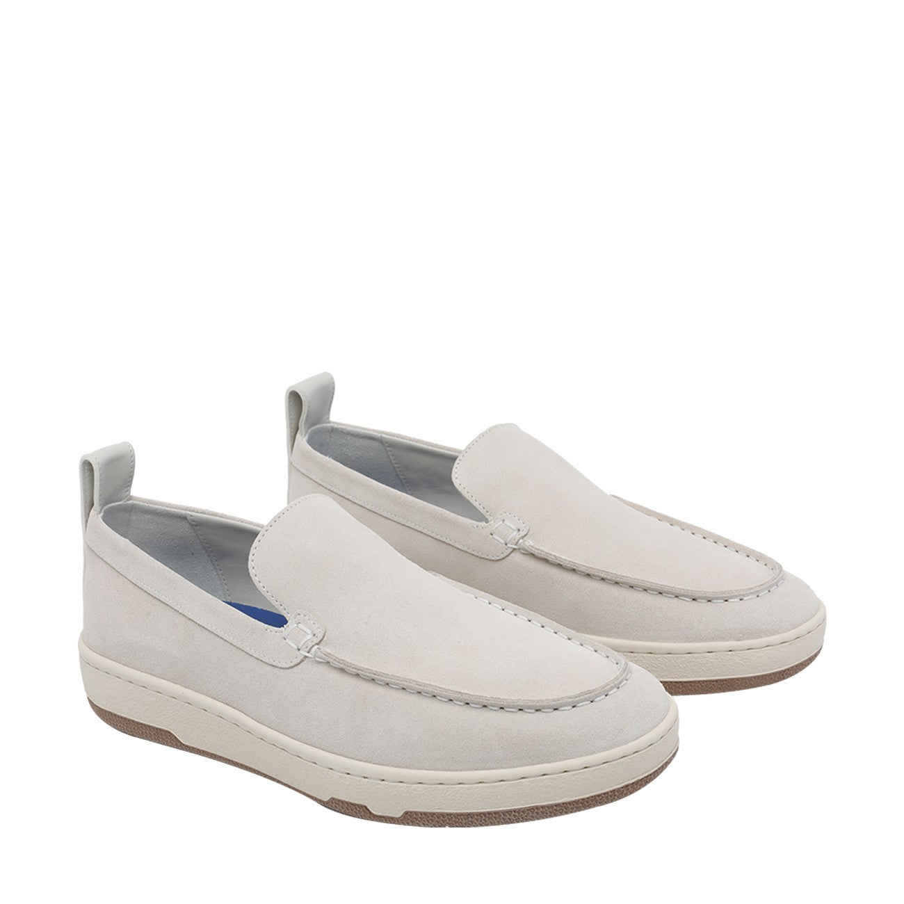 Lanvin Men Crusier Suede Slip On Loafers LANVIN