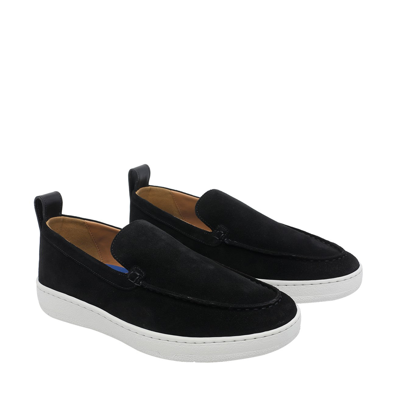 Lanvin Men Crusier Suede Slip On Loafers LANVIN