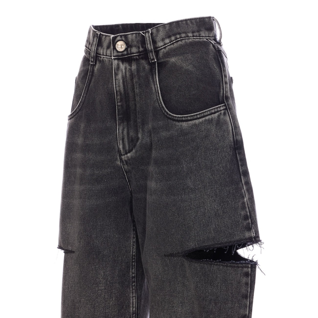 Maison Margiela Women Cut-Out Denim Jeans MAISON MARGIELA
