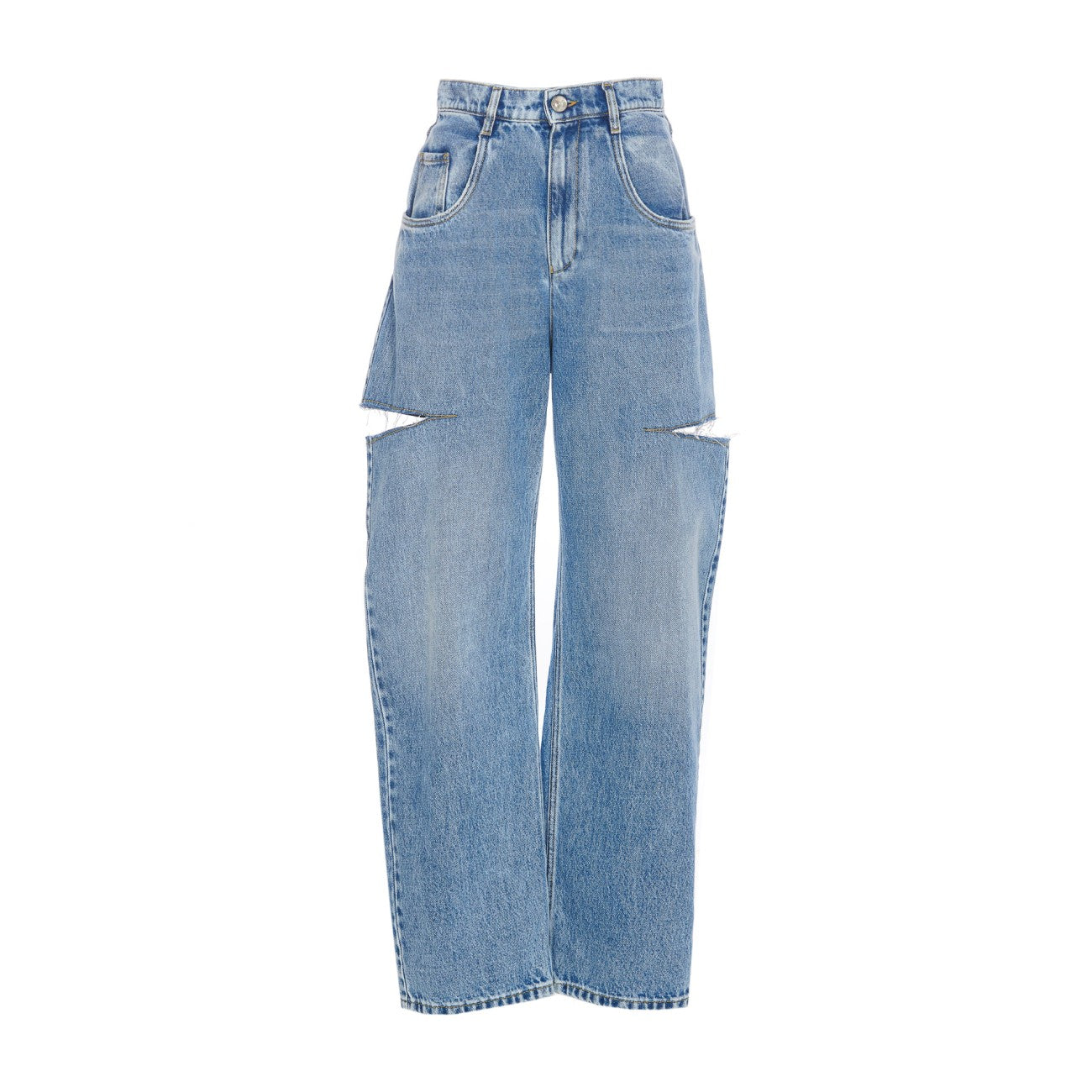 Maison Margiela Women Cut-Out Denim Jeans MAISON MARGIELA