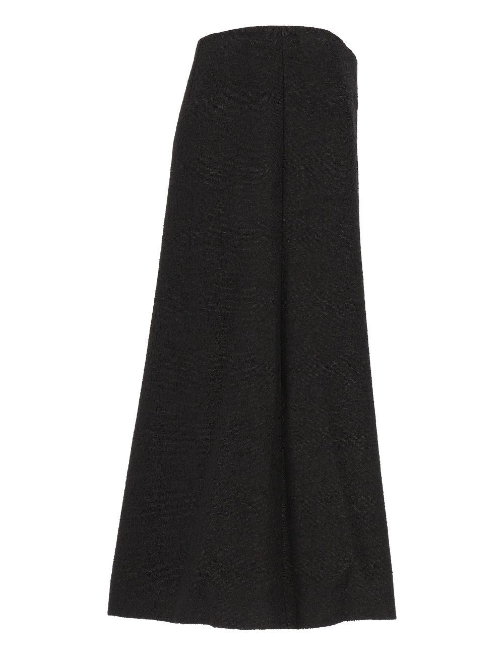 Fendi Women Black Bouclé Wool Skirt FENDI