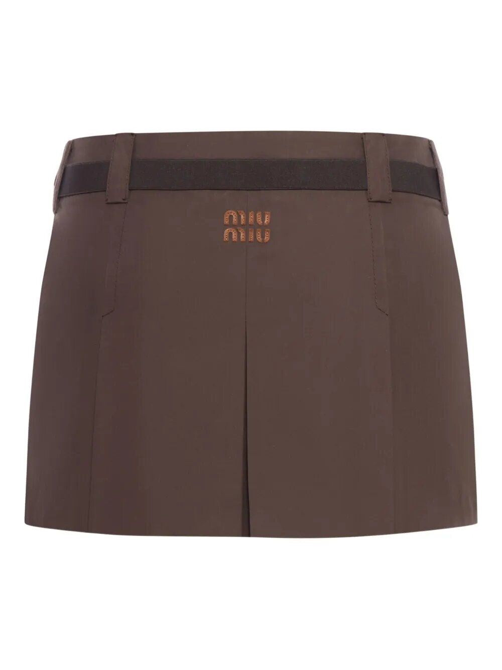 Miu Miu Women Gabardine Mini Skirt MIU MIU