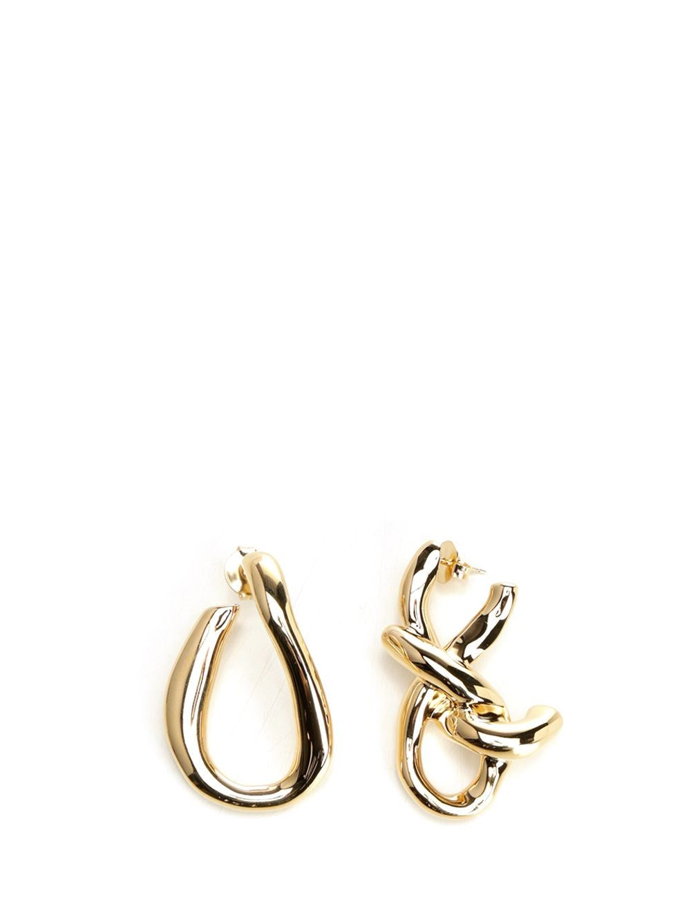 Givenchy Women Chain Link Golden Asymetrical Earrings GIVENCHY