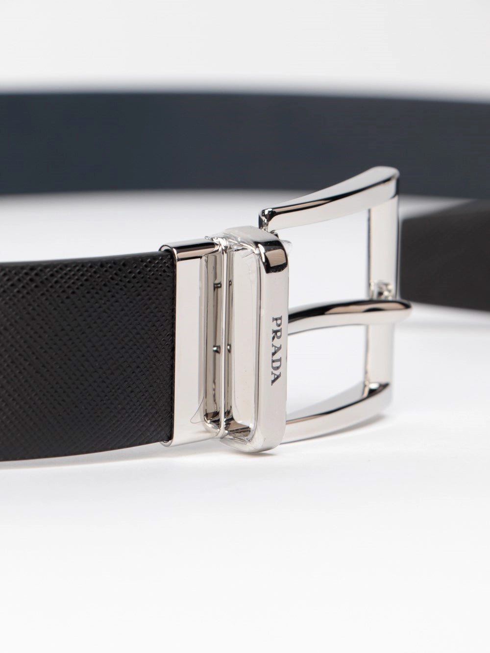 Prada Men Saffiano Leather Reversible Belt PRADA