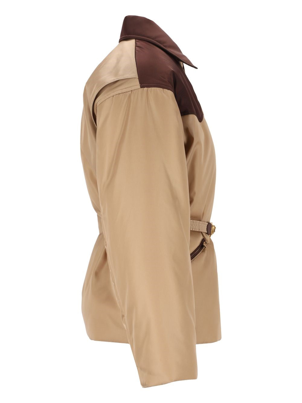 Versace Women Padded Jacket With Belt VERSACE