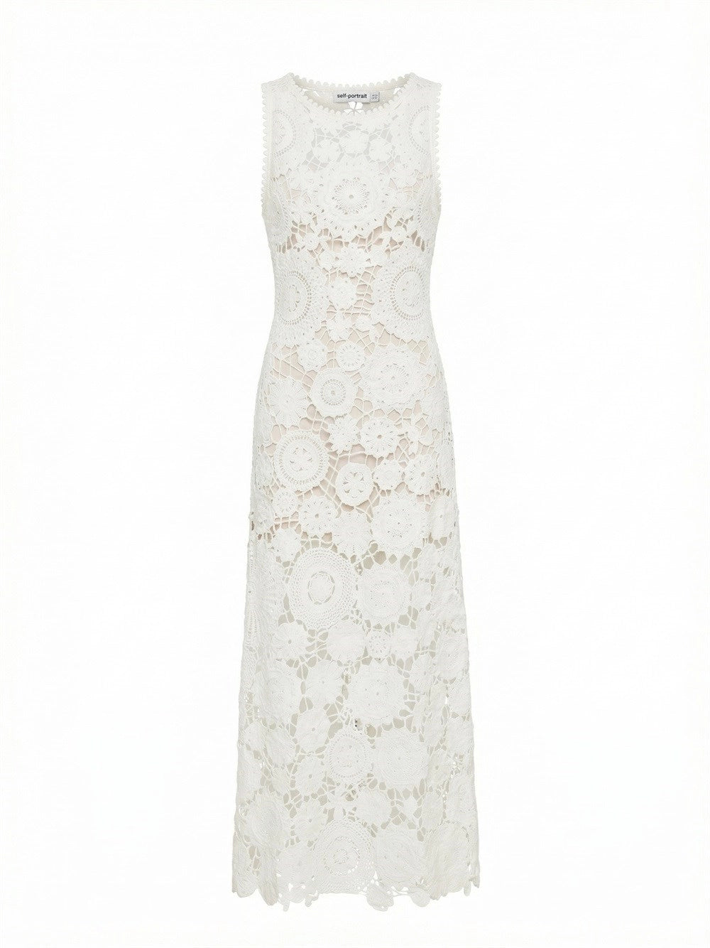 Self-Portrait Women Crochet Maxi Dress SELF-PORTRAIT