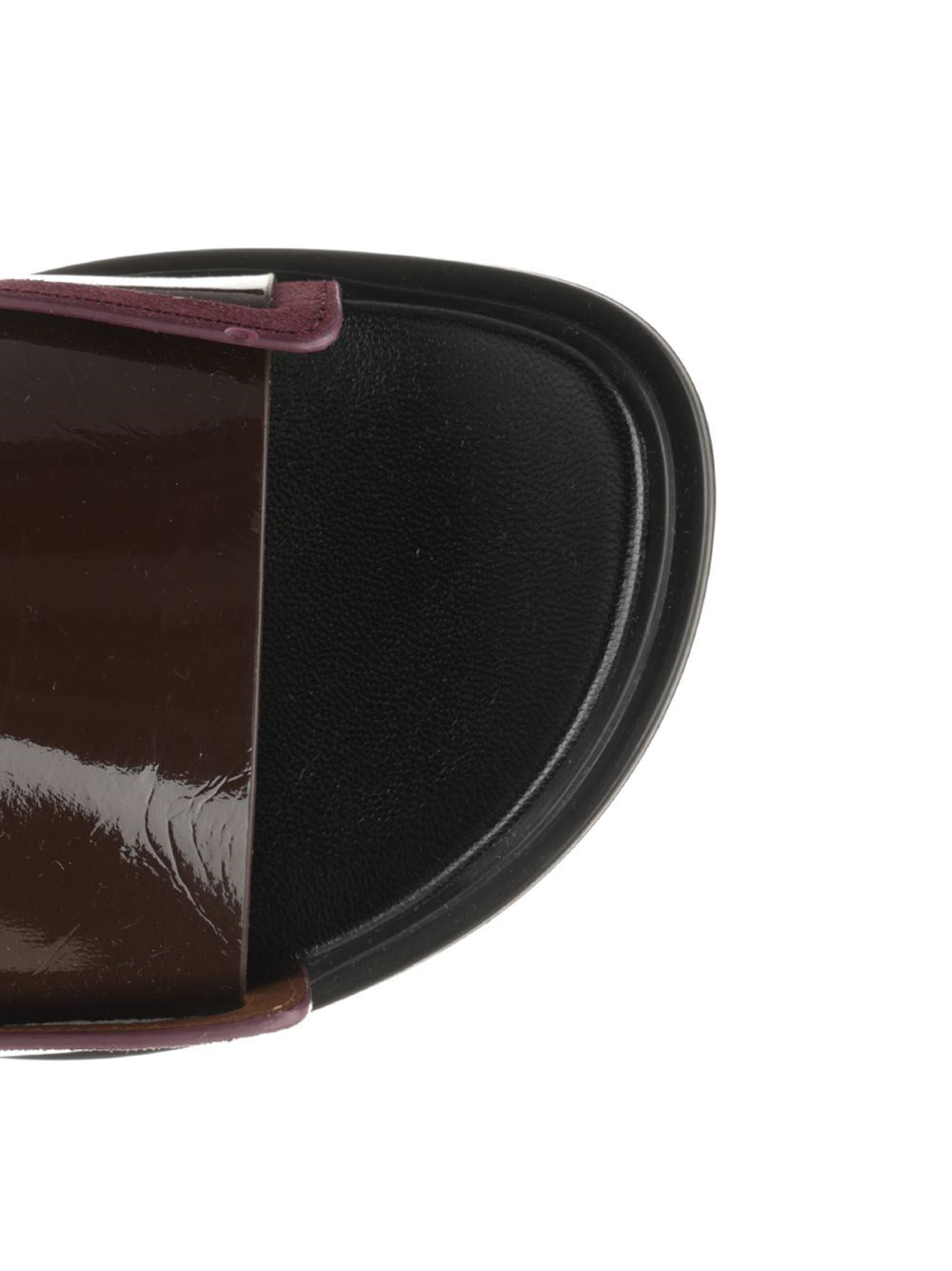 Marni Women "Fussbett" Two-Tone Leather Slingback Sandals MARNI
