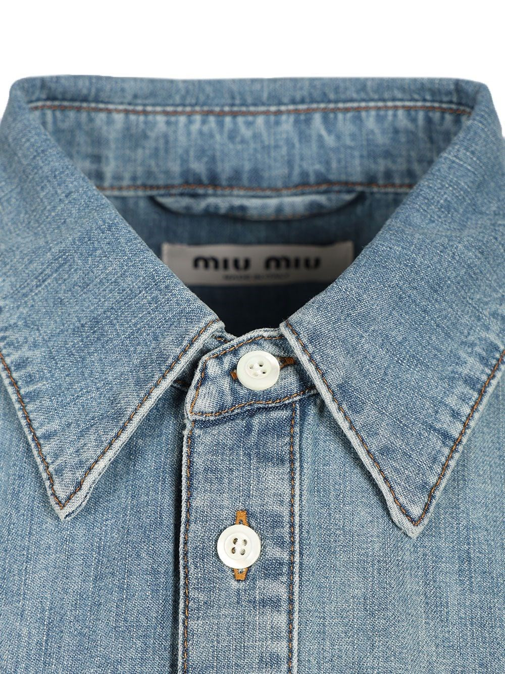 Miu Miu Women Chambray Shirt MIU MIU