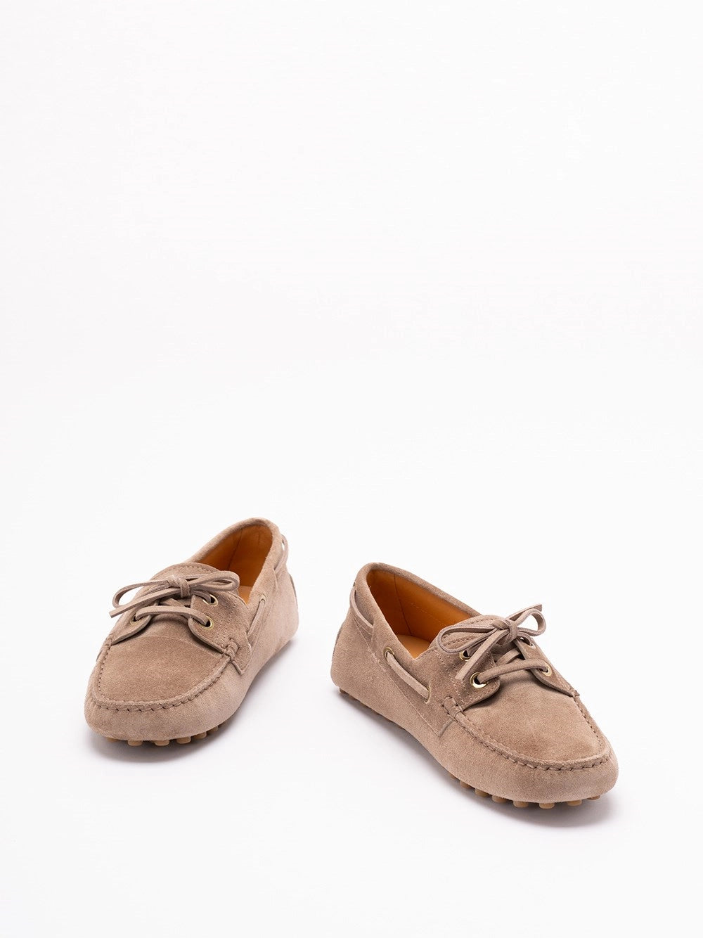 Tod's Women `Boat Gommino` Loafers In Suede TOD'S