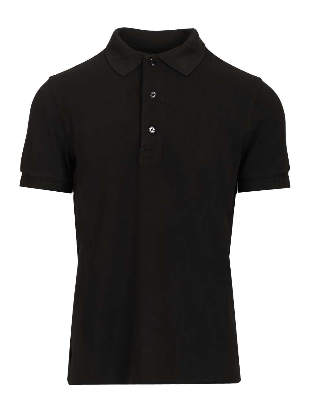 Tom Ford Men Cotton Piqué Polo Shirt TOM FORD