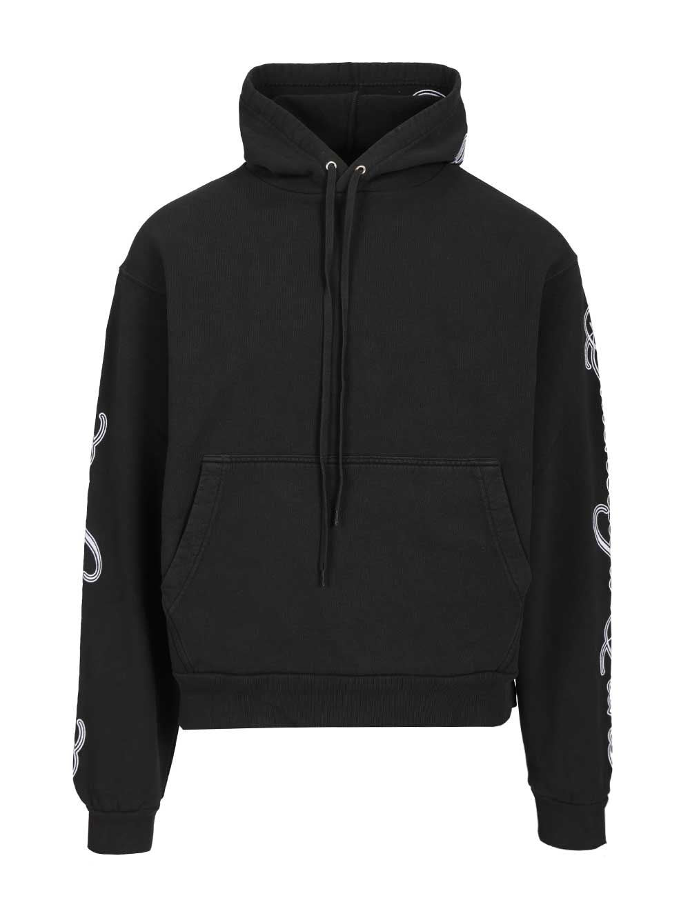 Balenciaga Men Cursive Oversized Hoodie