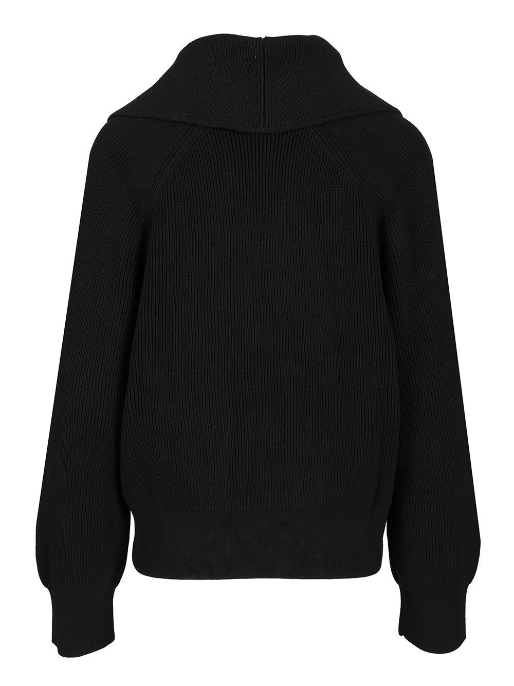 Bottega Veneta Women English Ribbed Cotton Sweater BOTTEGA VENETA