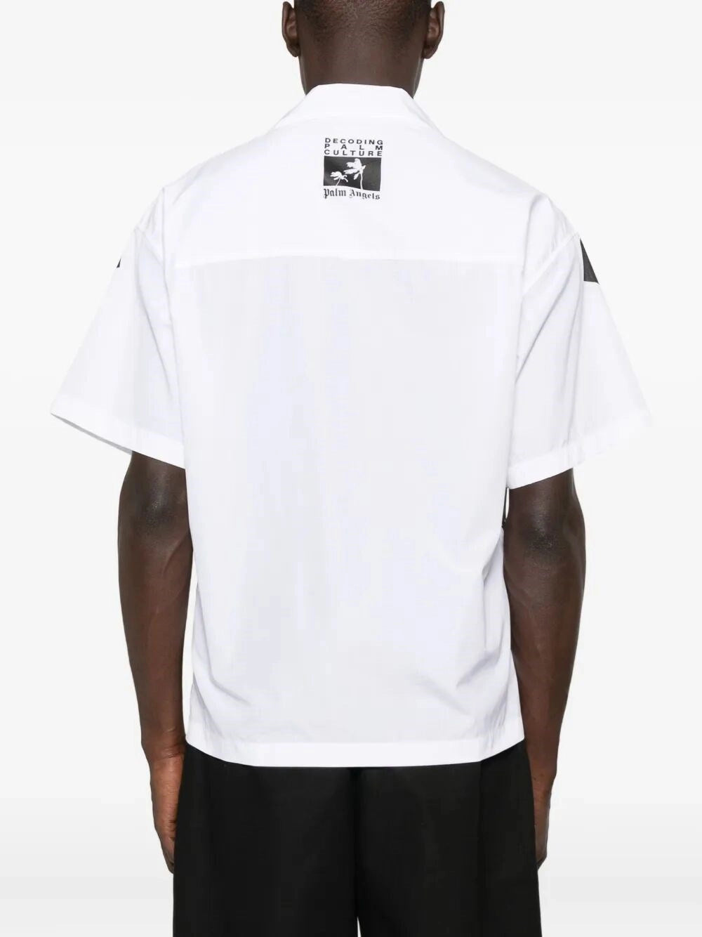 Palm Angels Men `Dec Palm Culture` Bowling Shirt PALM ANGELS