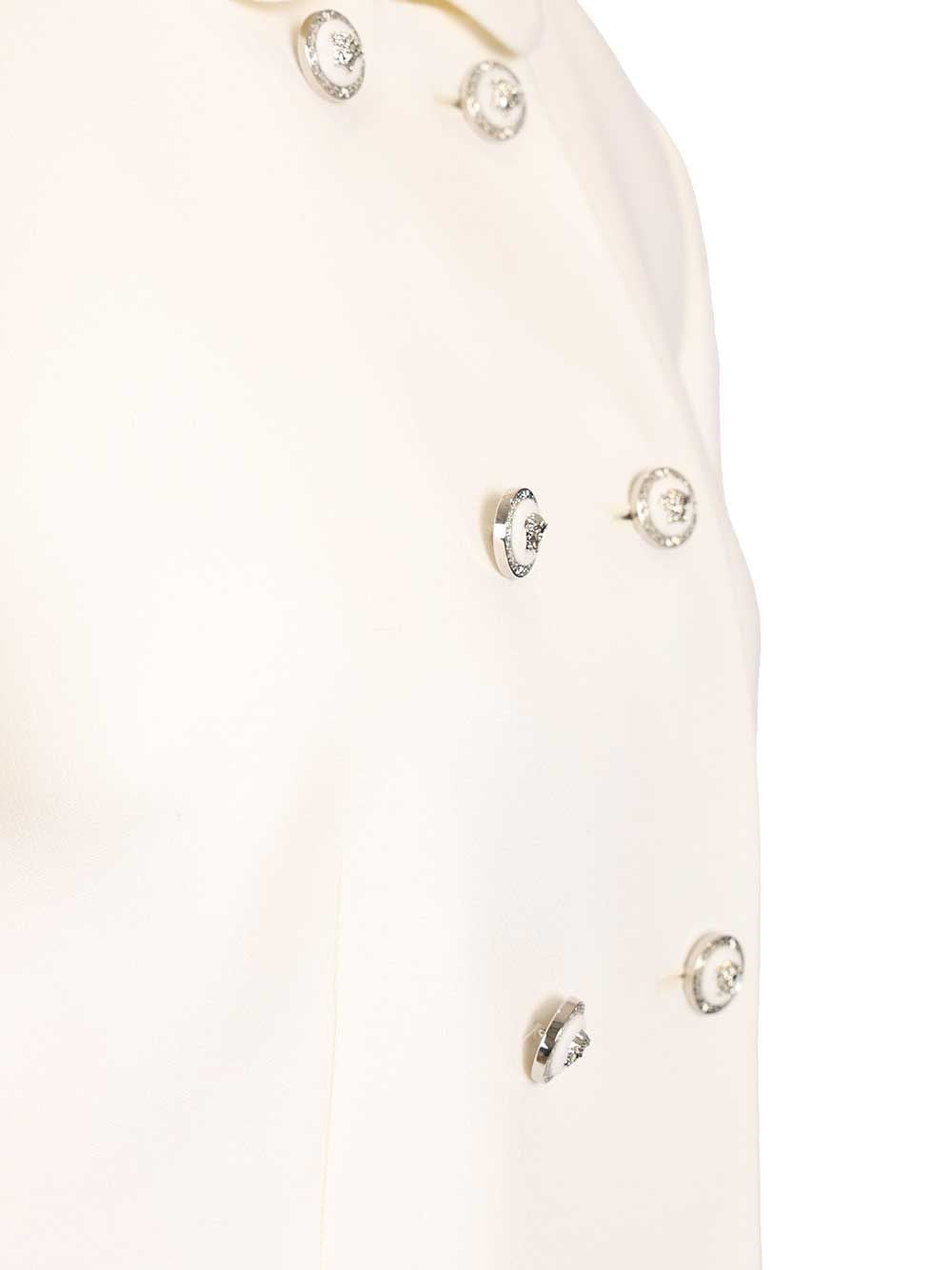 Versace Women Fitted Jacket In Double Wool Crêpe VERSACE