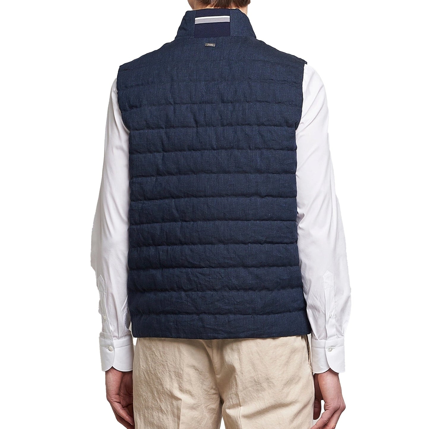 Herno Linen Down Gilet Men HERNO