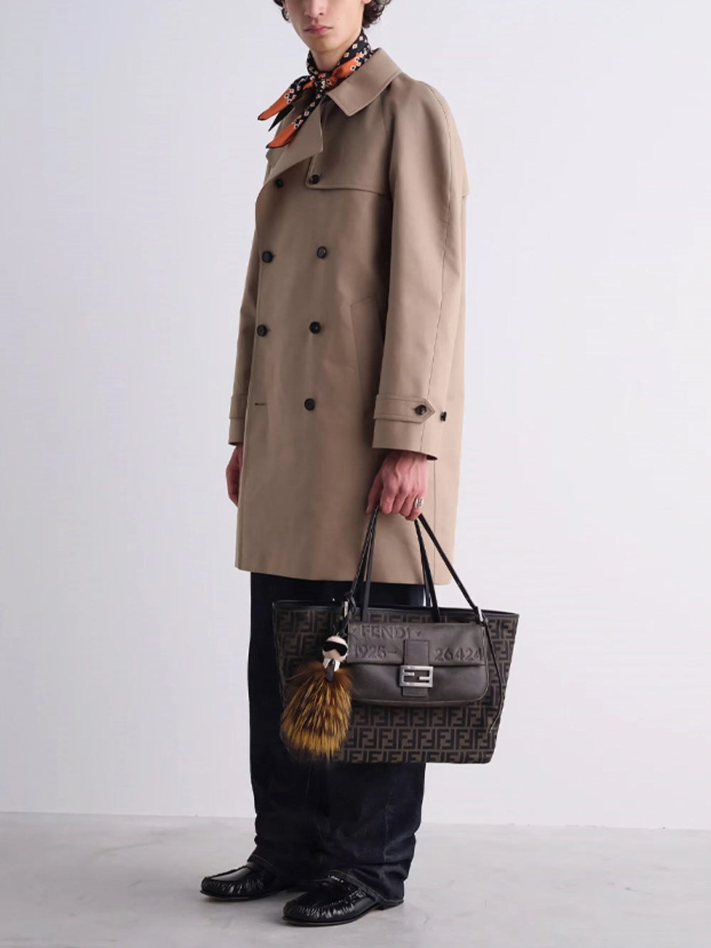Fendi Men Logo Coat FENDI