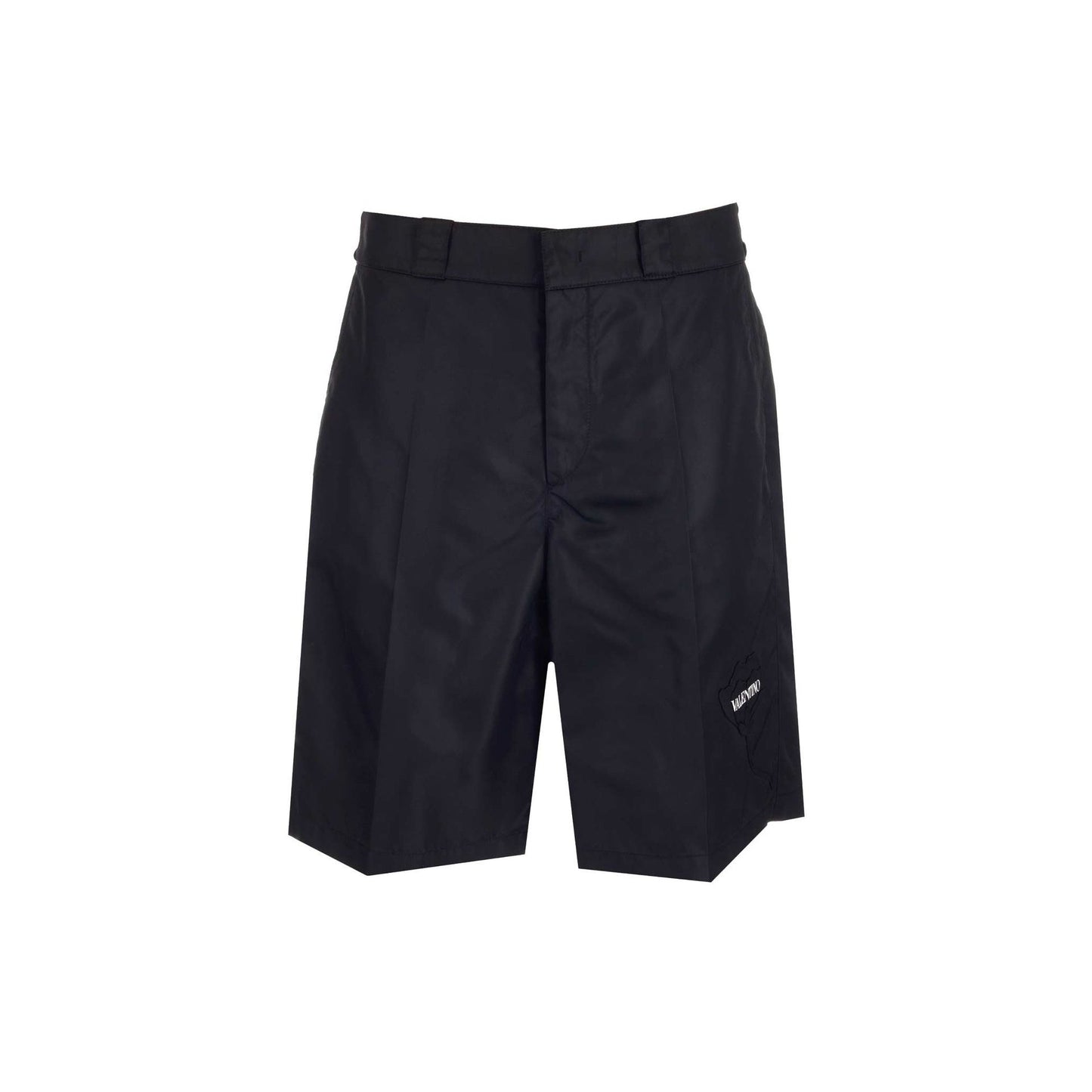 Valentino Flower Embroidery Bermuda Shorts Men VALENTINO
