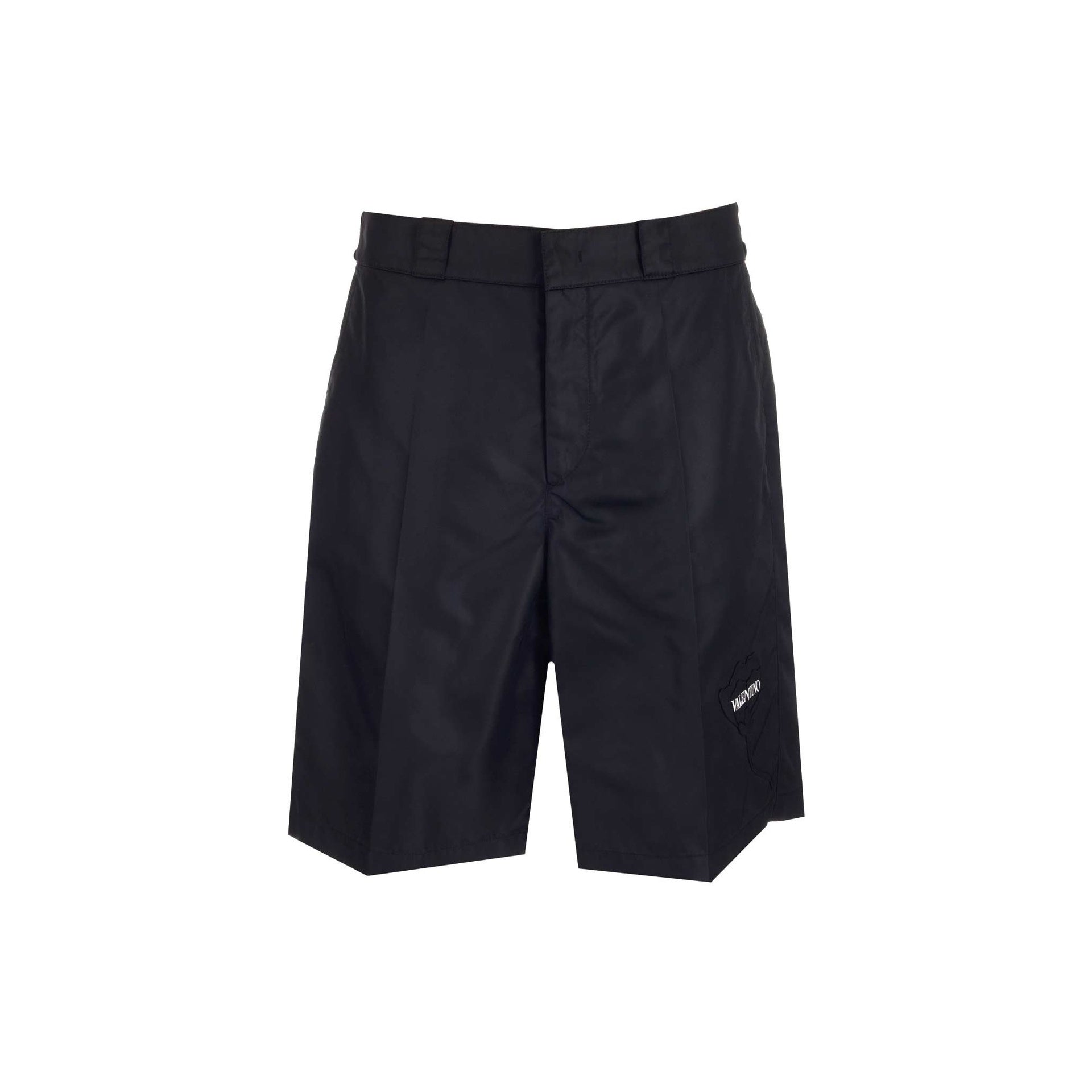 Valentino Flower Embroidery Bermuda Shorts Men VALENTINO