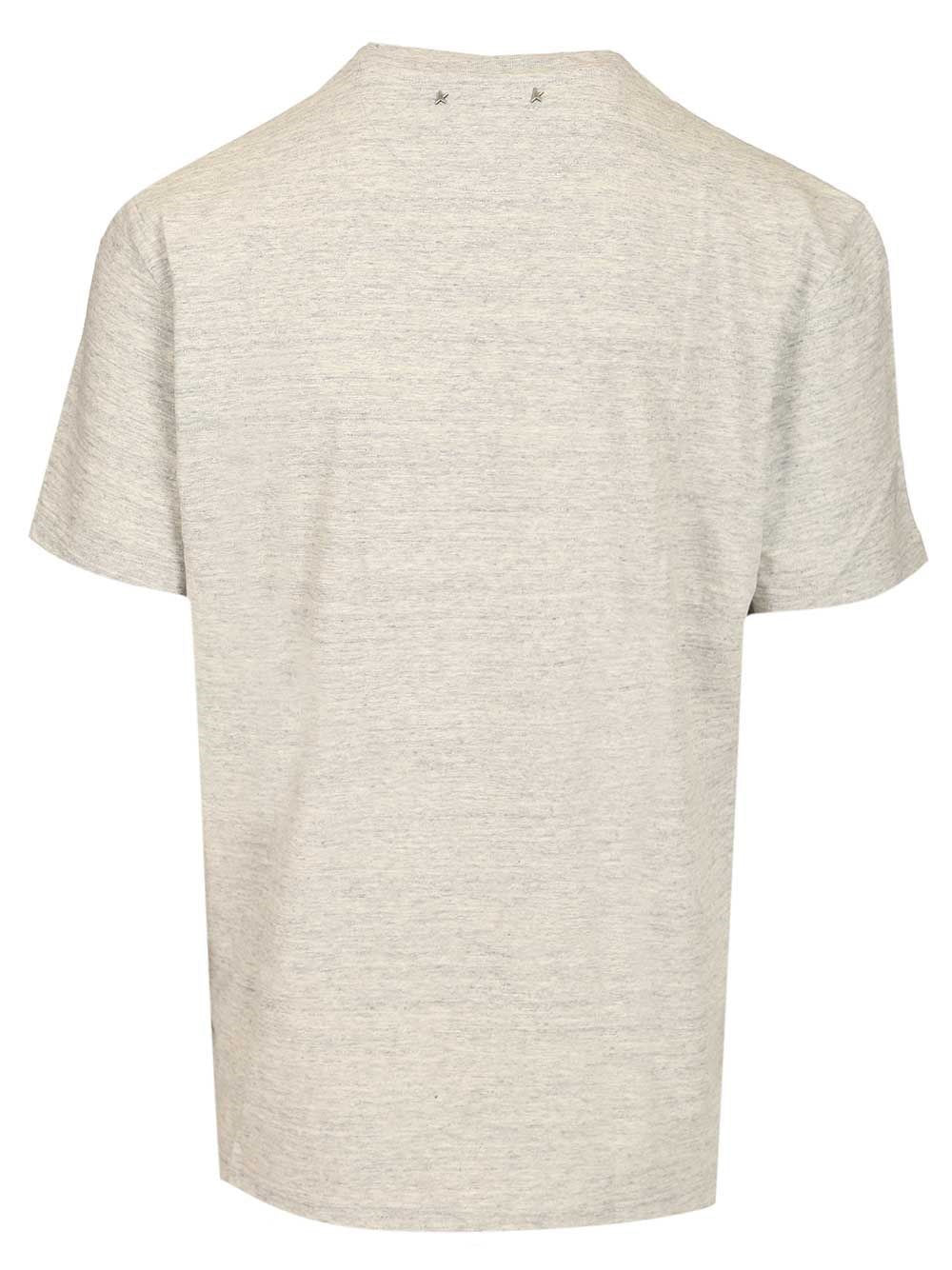 Golden Goose Men Flag Print T-Shirt GOLDEN GOOSE