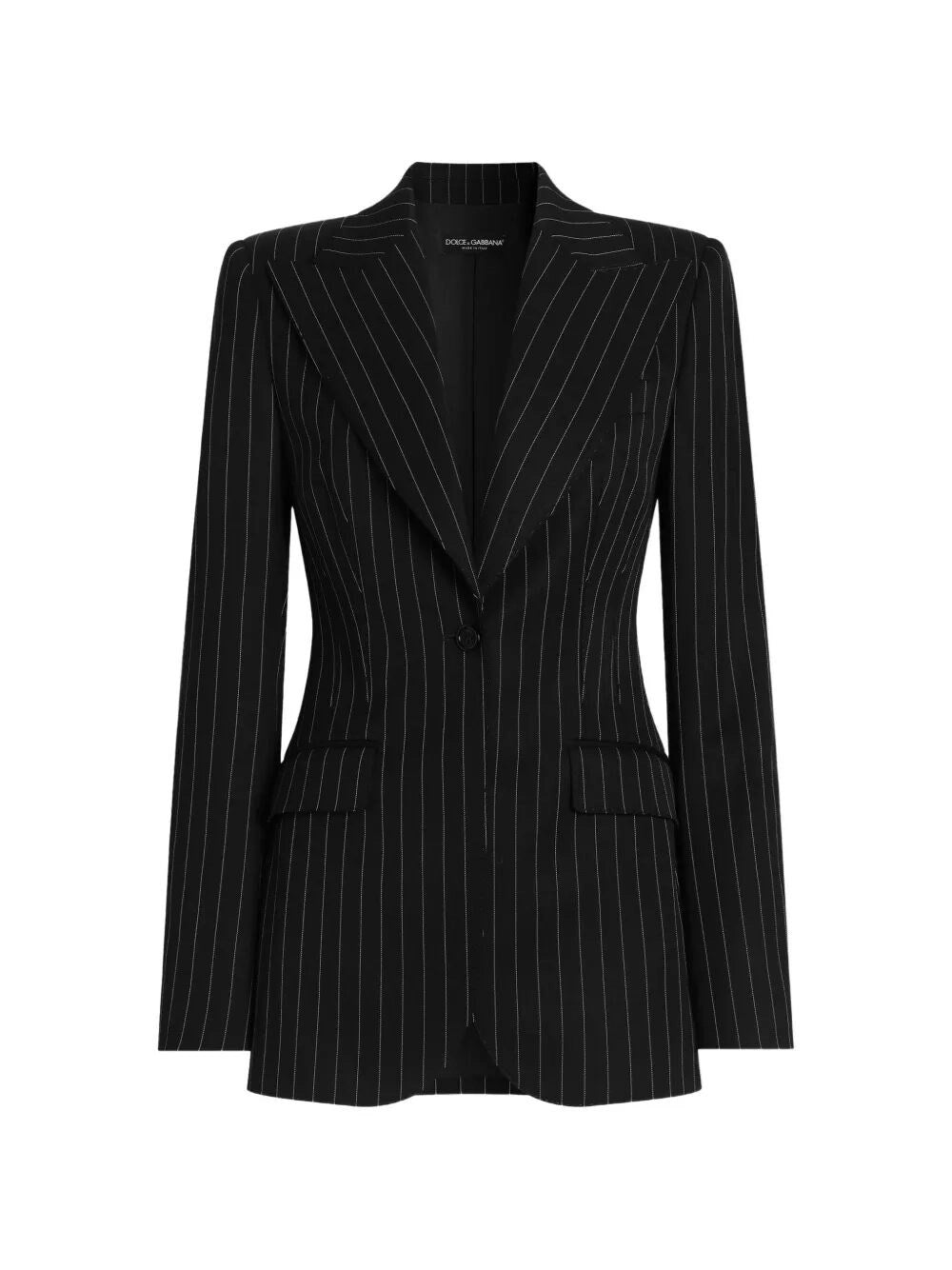 Dolce & Gabbana Women Single-Breasted Turlingon Pinstripe Blazer DOLCE & GABBANA