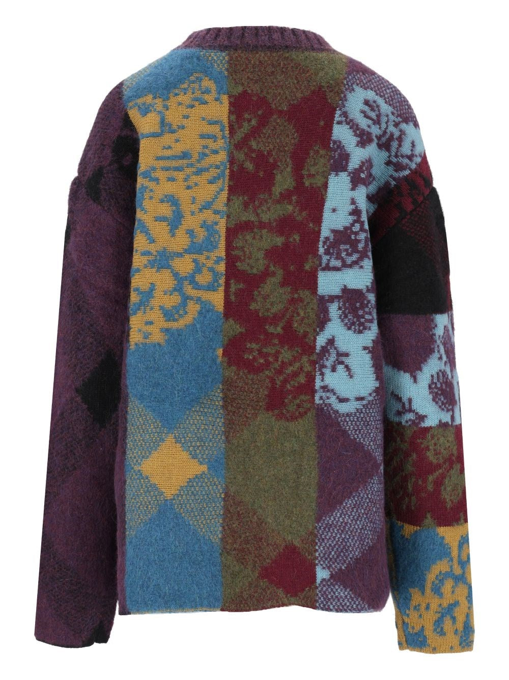 Dries Van Noten Men Patchwork Wool Sweater DRIES VAN NOTEN