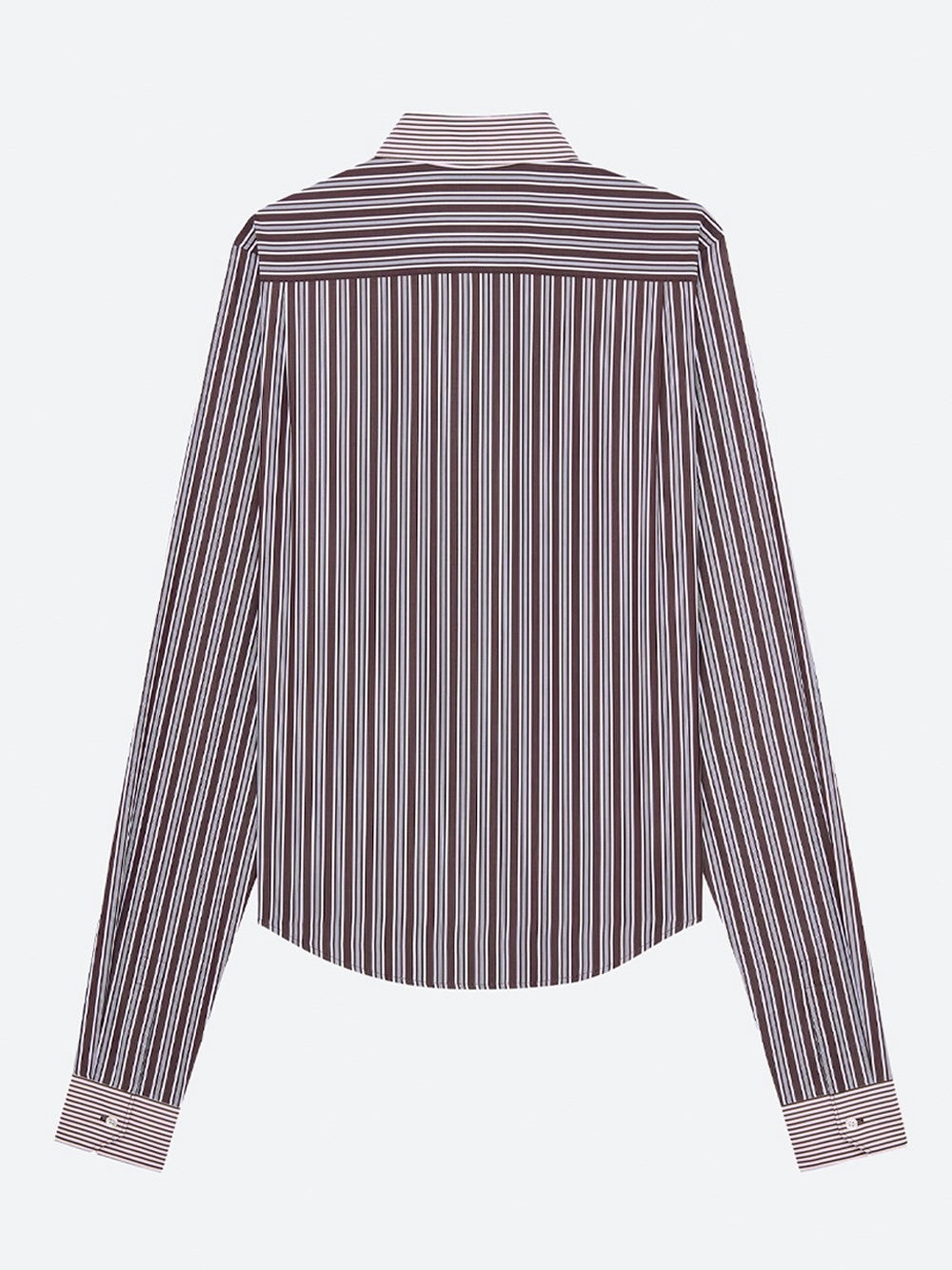 Saint Laurent Men Winchester Shirt In Striped Cotton Poplin SAINT LAURENT