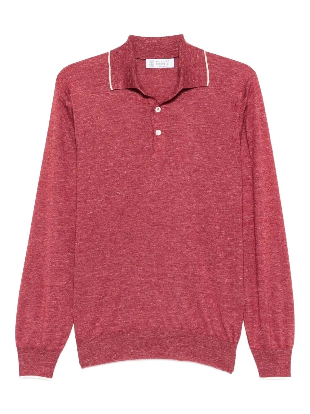 Brunello Cucinelli Men Long Sleeve Polo BRUNELLO CUCINELLI