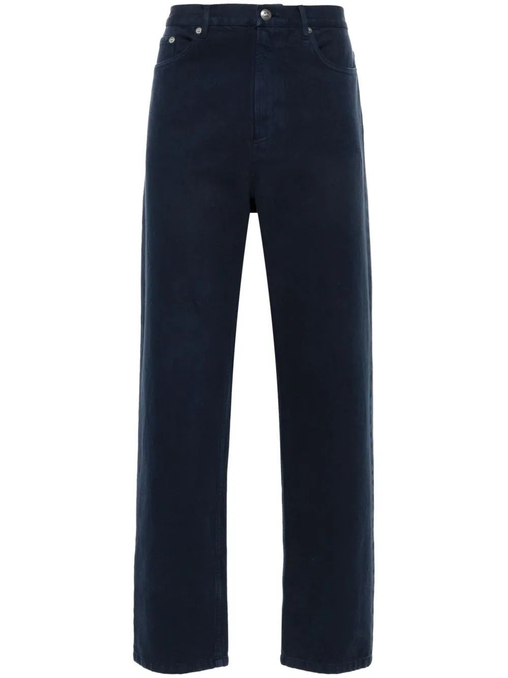 A.P.C. Men Denim Jacket With A Worn Effect
