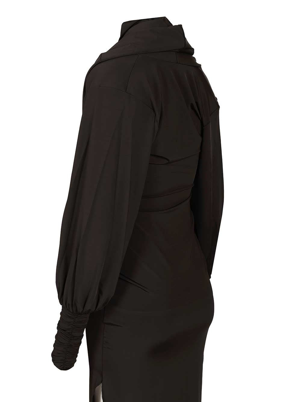 Rotate Women Slinky Hooded Dress ROTATE