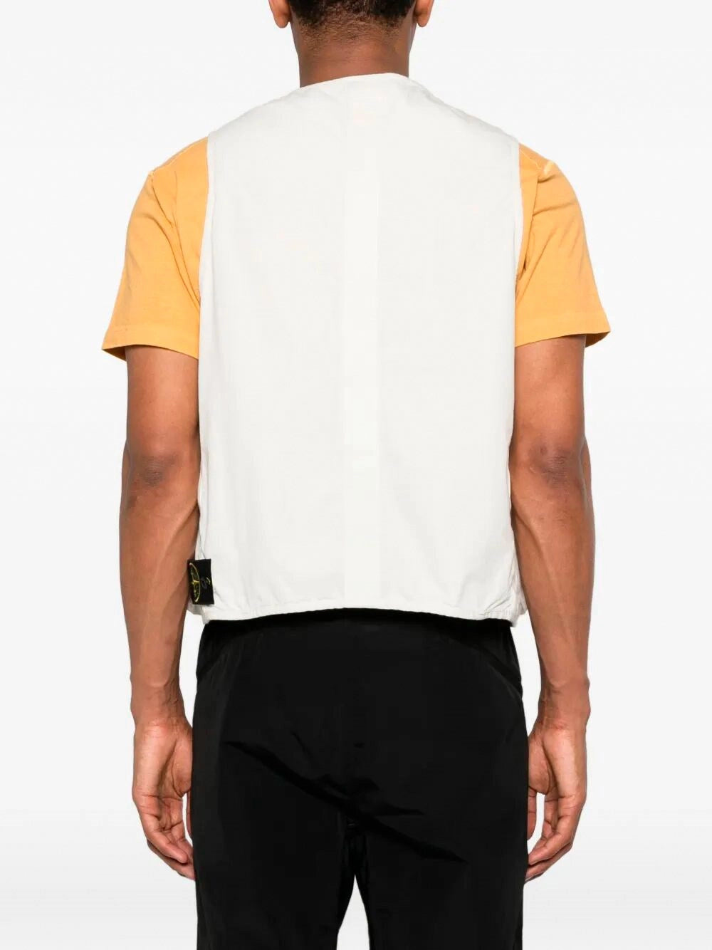 Stone Island Men Cotton Nylon Micro Ripstop Vest STONE ISLAND