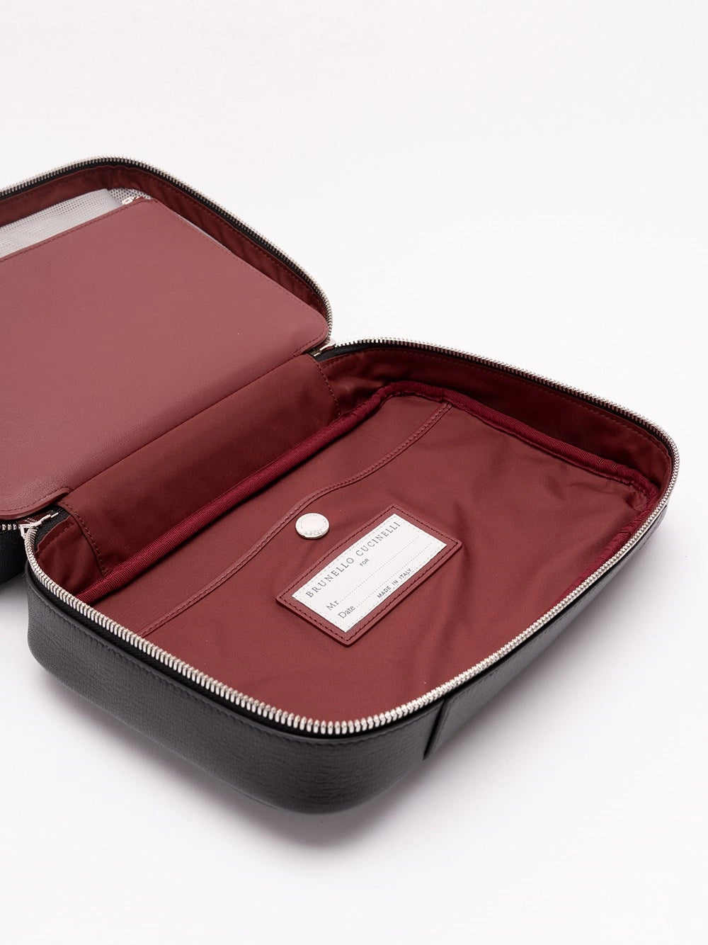 Brunello Cucinelli Men Leather Beauty Case BRUNELLO CUCINELLI