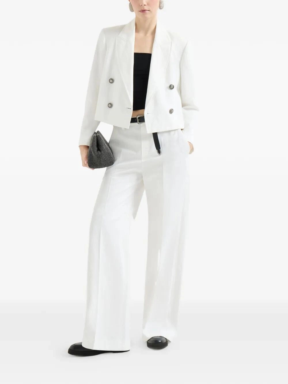 Brunello Cucinelli Women Loose Flared Pants BRUNELLO CUCINELLI