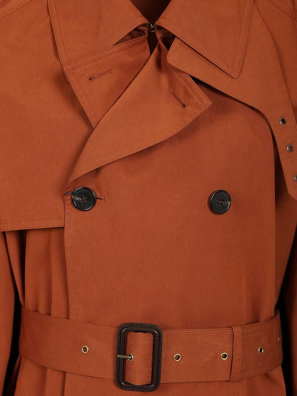 Saint Laurent Women Oversized Double-Breasted Trench Coat SAINT LAURENT