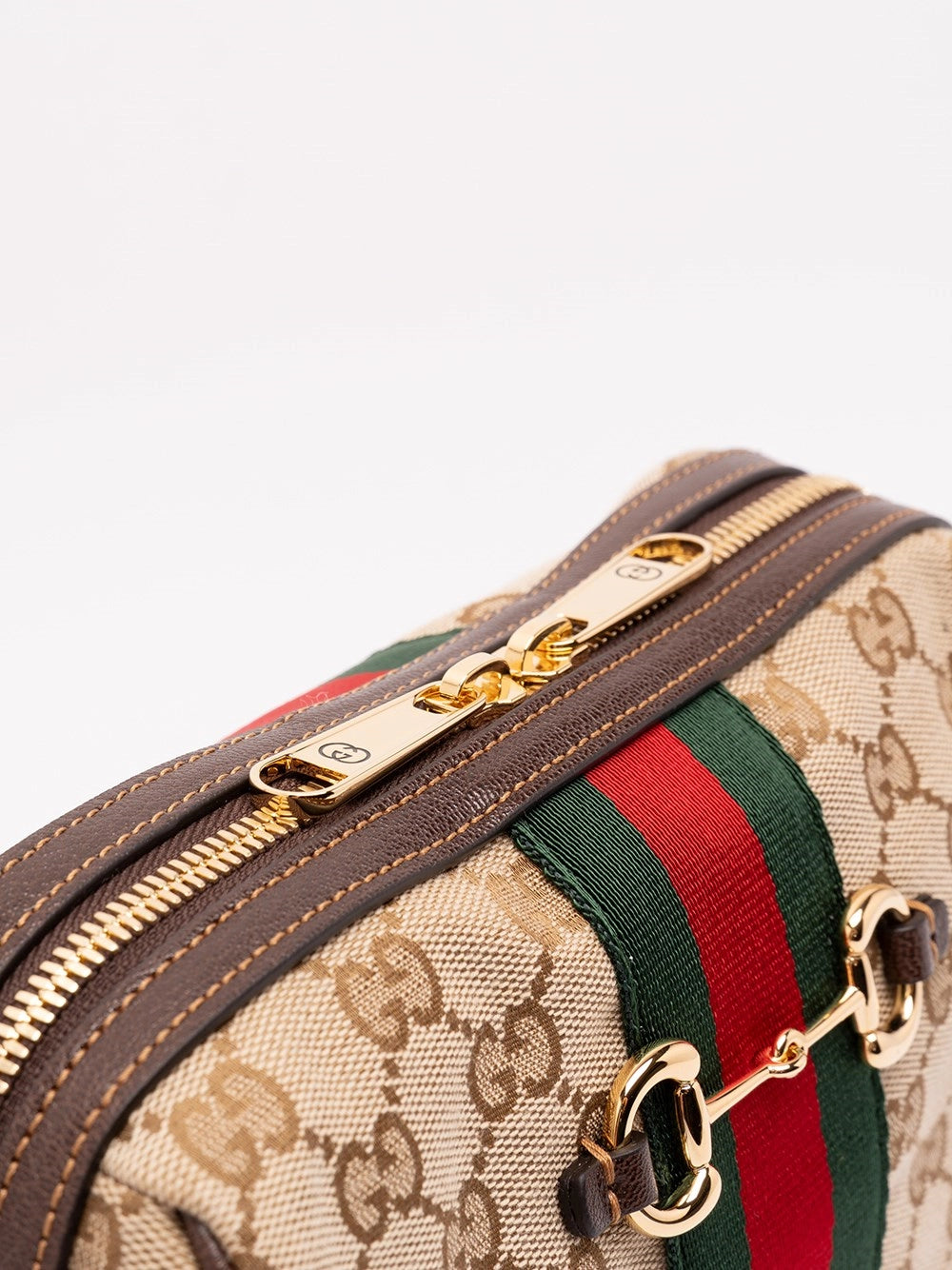 Gucci Women Horsebit Web Crossbody Bag GUCCI