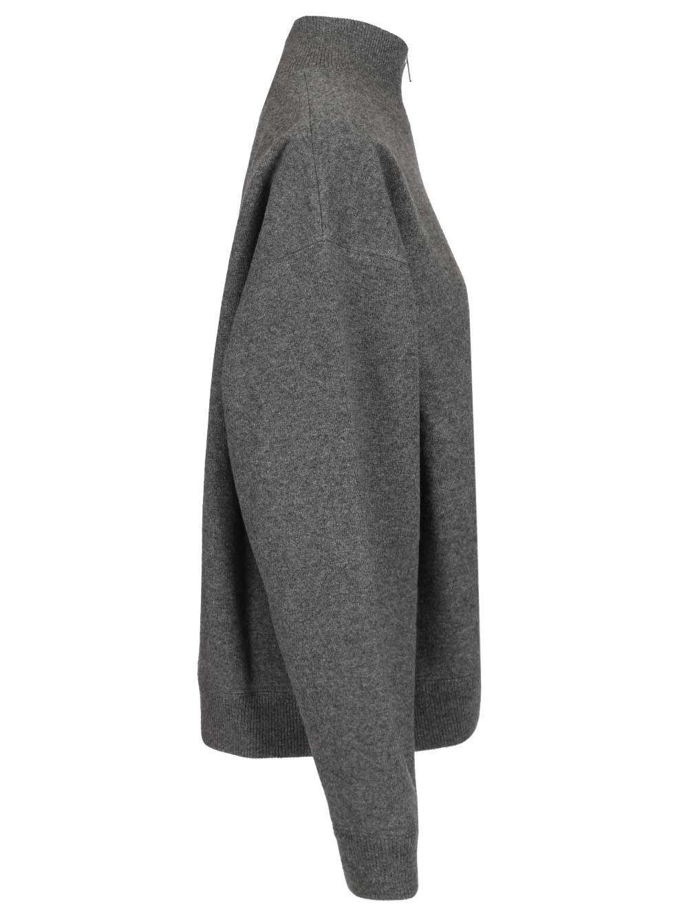 Miu Miu Women Cashmere And Jersey Zip-Up Sweater MIU MIU