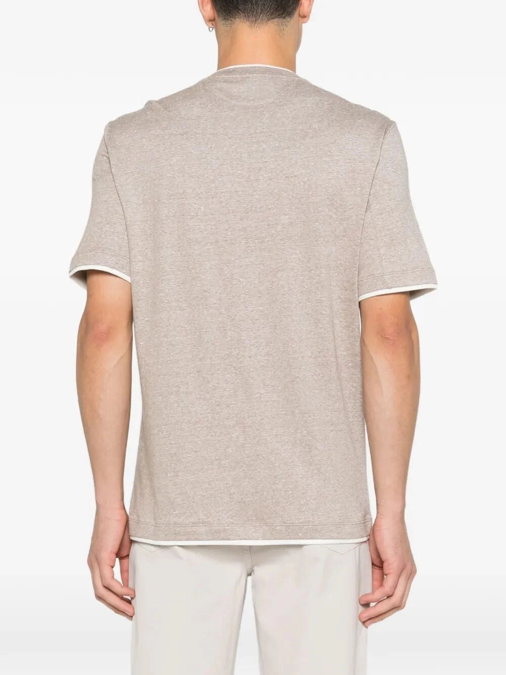 Brunello Cucinelli Men T-Shirt With Faux-Layering