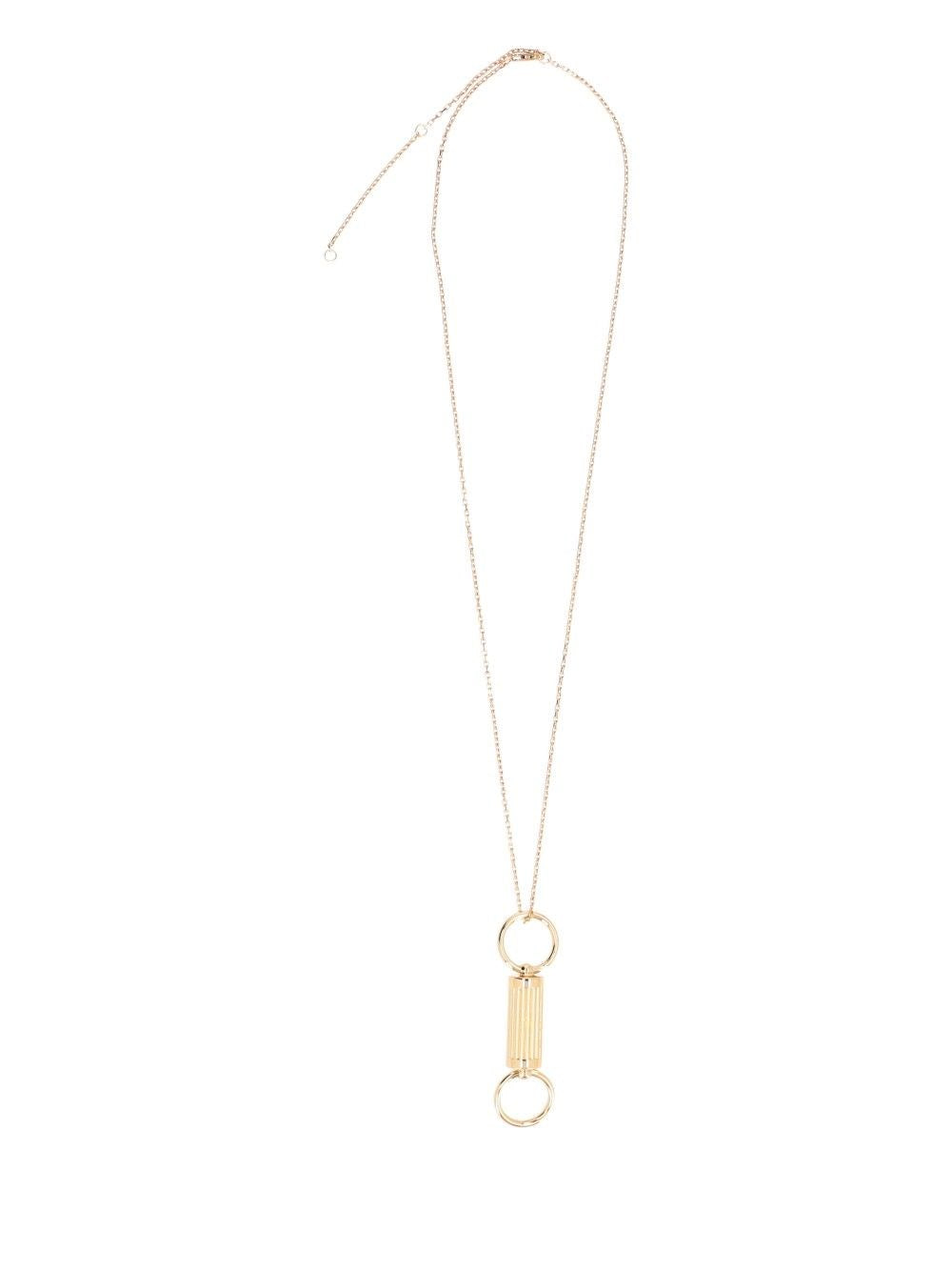 Ami Women Flute Brass Necklace AMI PARIS
